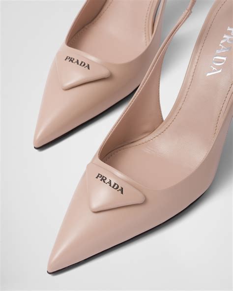 prada leather slingback heels|Prada slingback sale.